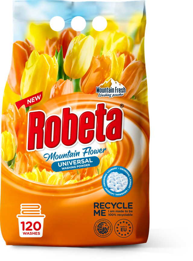 Robeta prací prášek universal 9kg=120PD