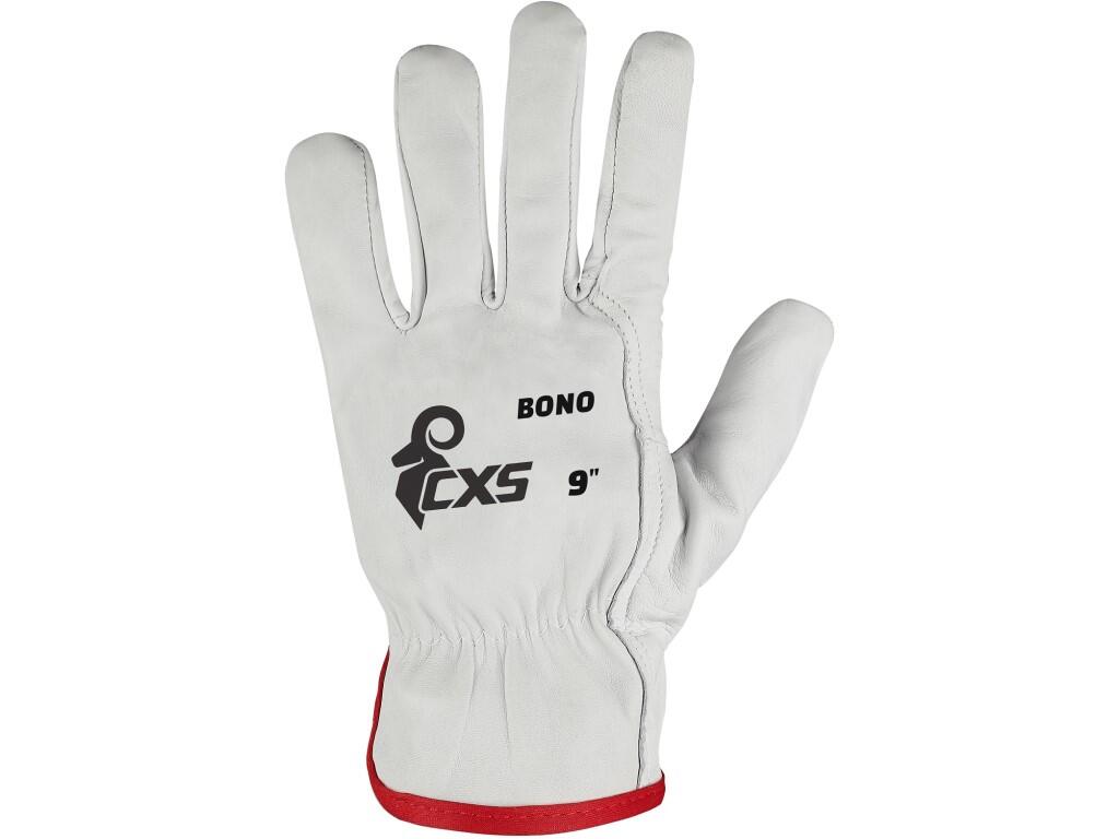 Rukavice CXS BONO, kožené, vel. 09