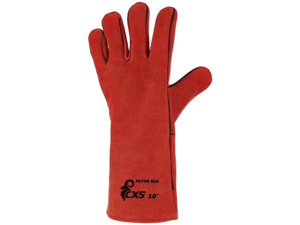 Rukavice CXS PATON RED svářecí červené
