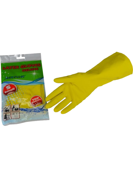 Rukavice úklidové DeLuxe latexové vel. XL