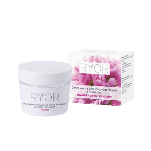 RYOR Denní krém s amarantovým olejem a hedvábím 50ml kelímek