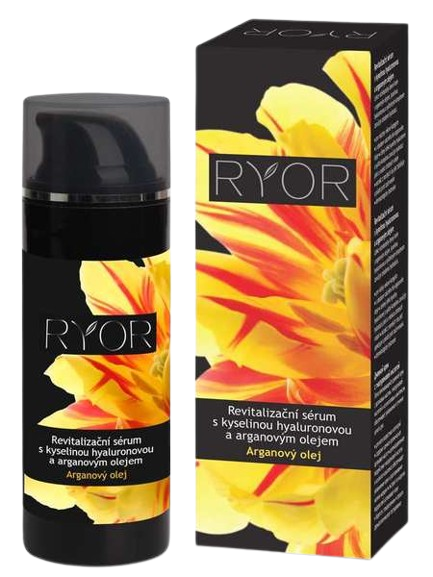 RYOR Revitalizační sérum s kyselinou hyaluronovou a arganovým olejem 50ml dávkovač