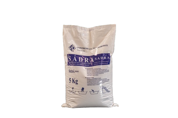 Sádra stavební šedá 5kg Gypstrend