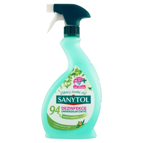 SANYTOL Dezinfekce 94% rostlinného původu sprej 500ml