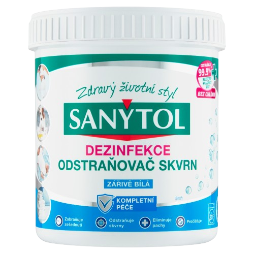 SANYTOL dezinfekce, odstraňovač skvrn bělící 450g