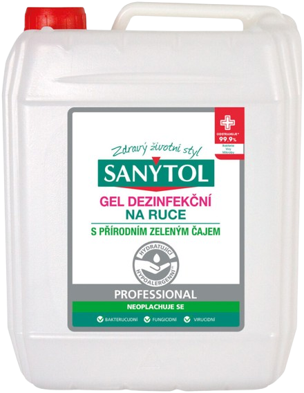 SANYTOL Professional dezinfekční gel na ruce 5l