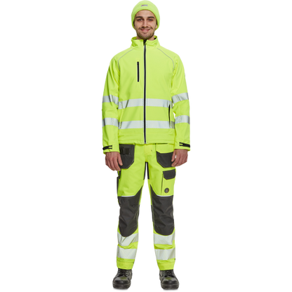 SHELDON HV softshell bunda žlutá