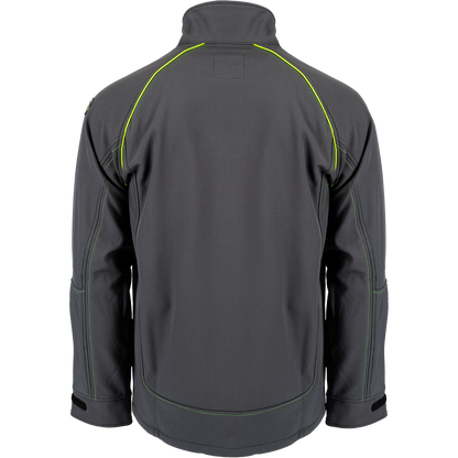 SHELDON softshell bunda antrac/žlutá