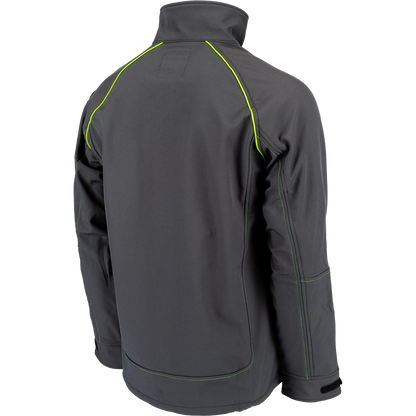 SHELDON softshell bunda antrac/žlutá