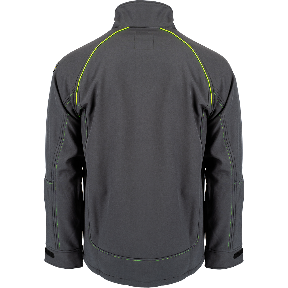 SHELDON softshell bunda antrac/žlutá