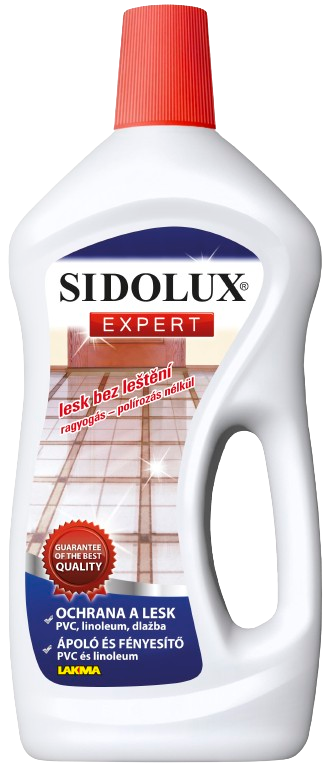 SIDOLUX EXPERT ochranný lesk na podlahy PVC, LINOLEUM, DLAŽBA, 750ml