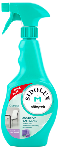 SIDOLUX M proti prachu s vůní MARSEILLSKÉ MÝDLO S LEVANDULÍ rozprašovač, 400ml