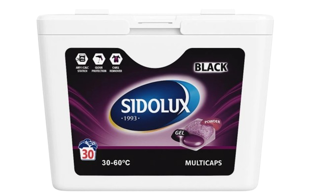 SIDOLUX MULTICAPS BLACK 30ks
