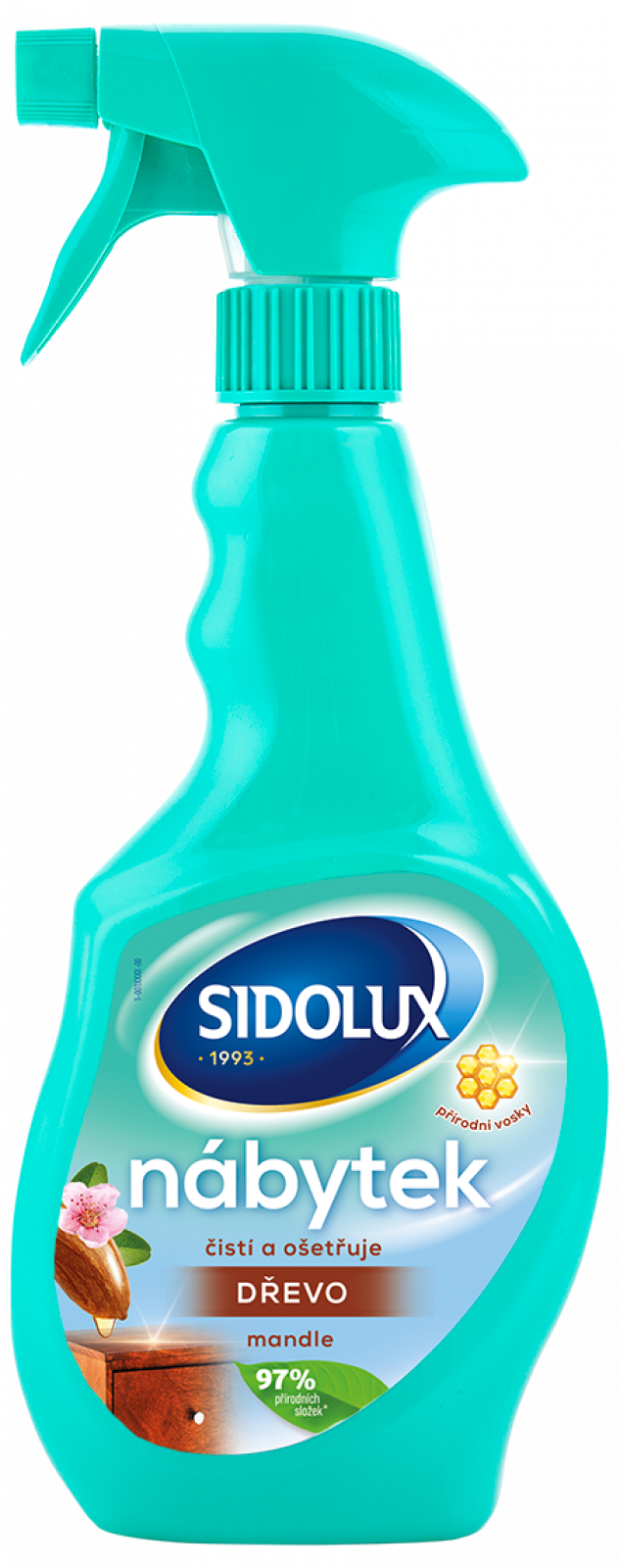SIDOLUX NÁBYTEK DŘEVO MANDLE rozprašovač, 400ml Mandle