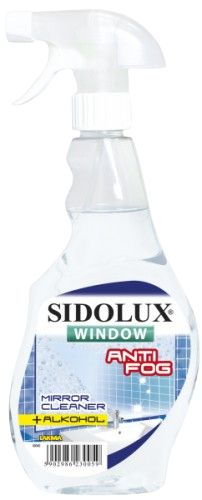 SIDOLUX Okna a zrcadla NANO CODE anti-fog 500ml zabraňuje zamlžování