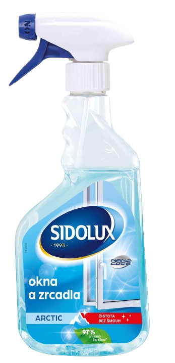SIDOLUX Okna a zrcadla NANO CODE Arctic 750ml čistič oken