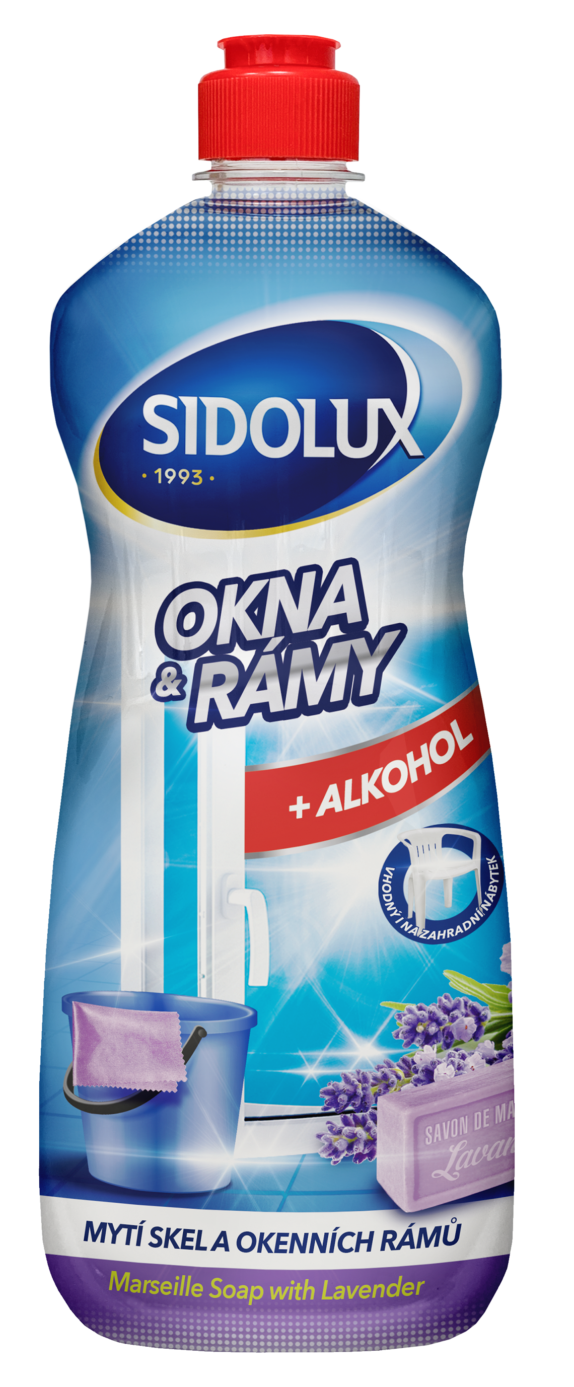 SIDOLUX OKNA & RÁMY MARSEILLE SOAP WITH LAVENDER 1l