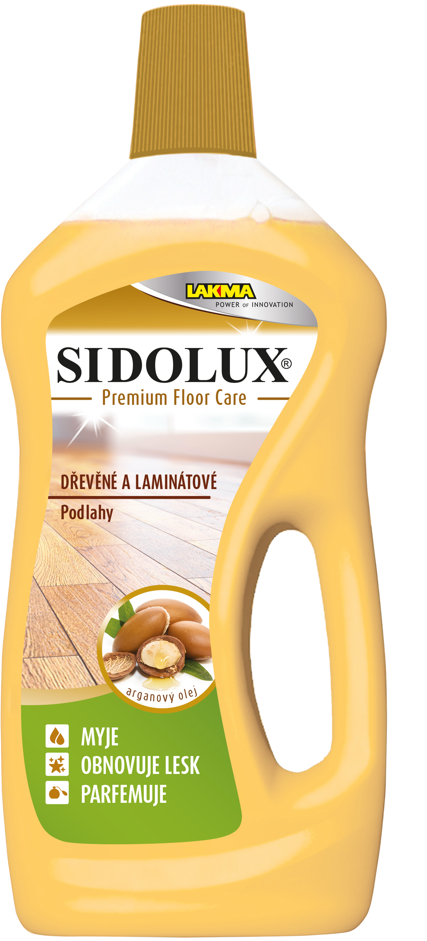SIDOLUX Premium floor care dřevěné a laminátové podlahy s Arganovým olejem 750ml