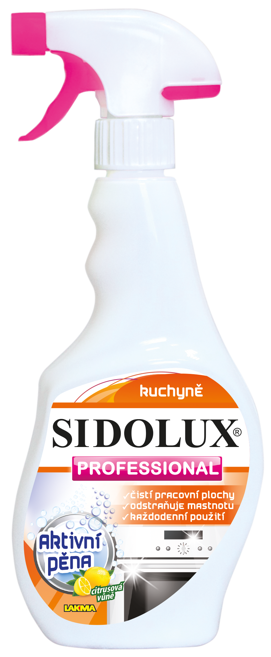SIDOLUX PROFESSIONAL kuchyně 500ml Citrusová vůně