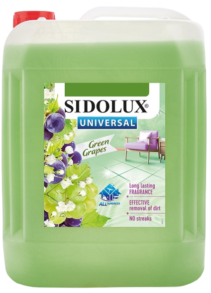 SIDOLUX UNIVERSAL soda power s vůní Green Grapes 5l