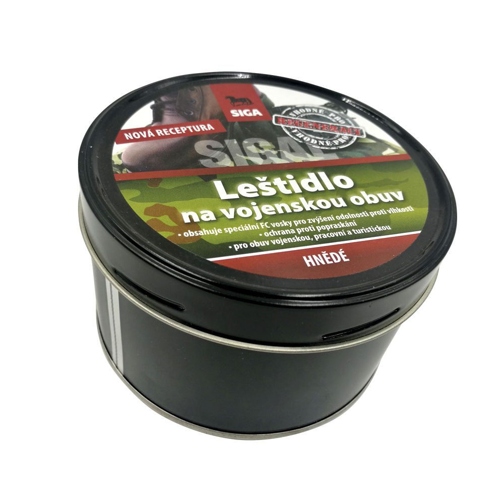 SIGAL Vojenské leštidlo hnědé 250g
