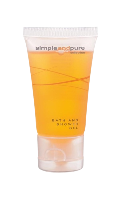 Simple and Pure Hotelový sprchový gel v tubě 20ml