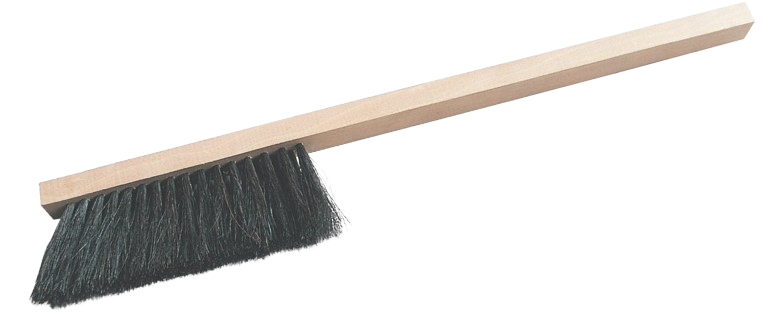Smetáček ruční, textilní, 2 řady, dřžadlo 26cm