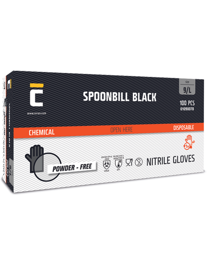 SPOONBILL BLACK rukav.nitr.nepudr. -
