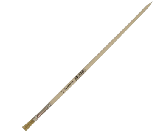 Štětec umělecký plochý S 8231/101 nelakovaný 10