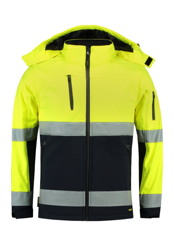 Softshellová bunda unisex Bi-color EN ISO 20471 Softshell T52