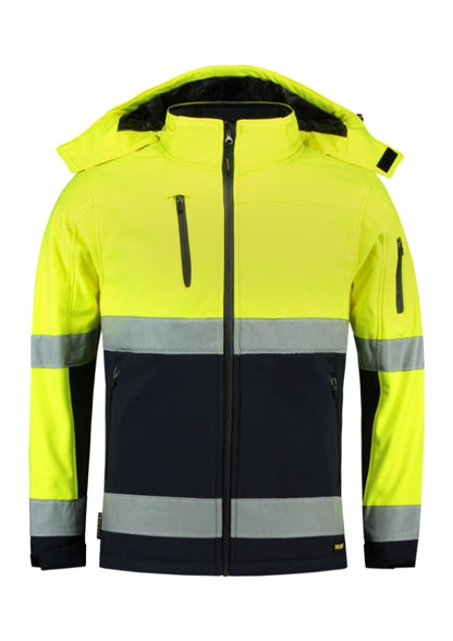 Softshellová bunda unisex Bi-color EN ISO 20471 Softshell T52