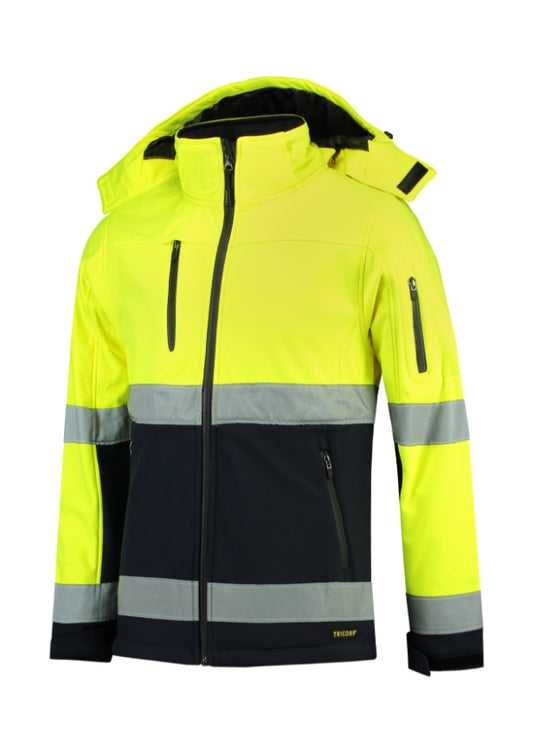 Softshellová bunda unisex Bi-color EN ISO 20471 Softshell T52