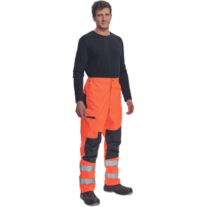 TICINO kalhoty HV oranžové/černé