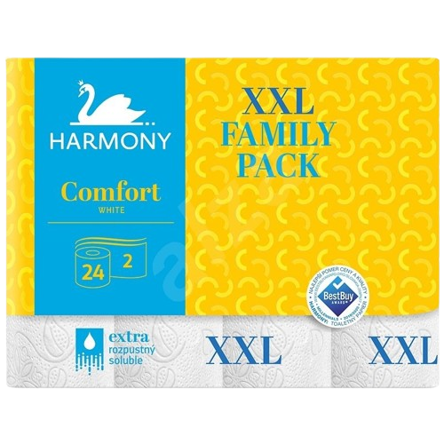 Toaletní papír Harmony Comfort 2vr (24ks)
