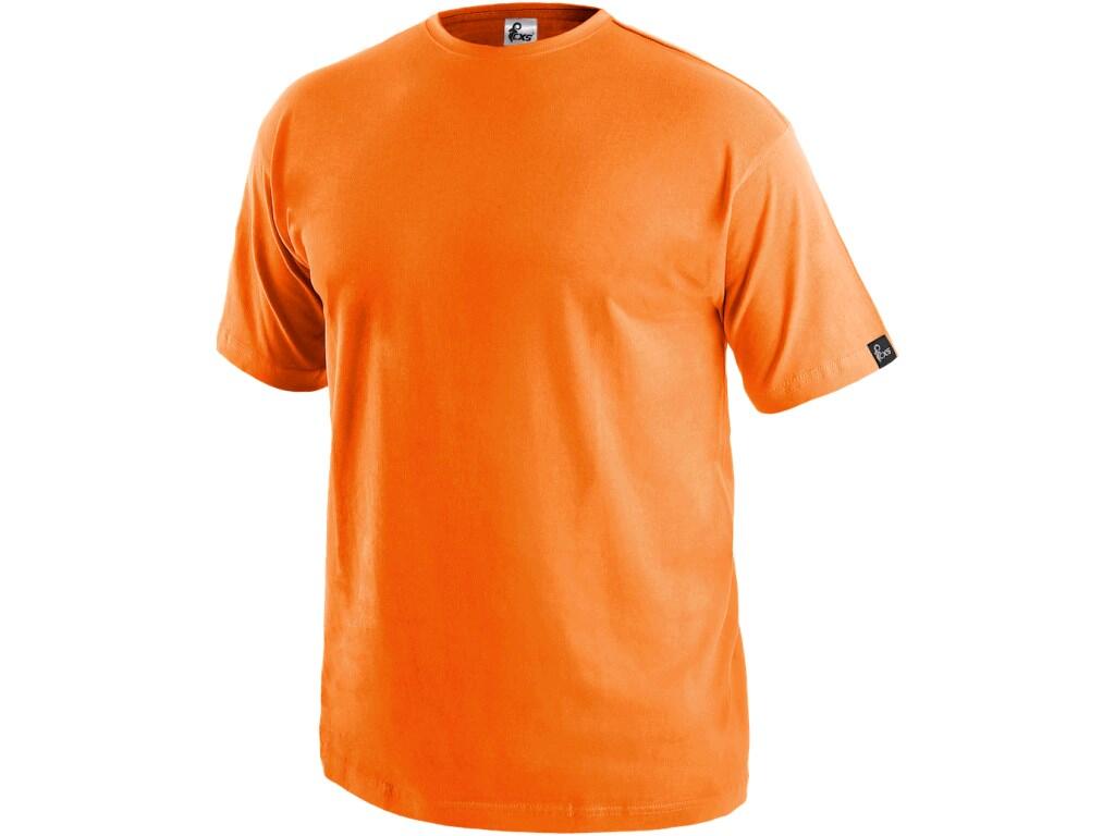 Tričko CXS DANIEL krátký rukáv oranžové