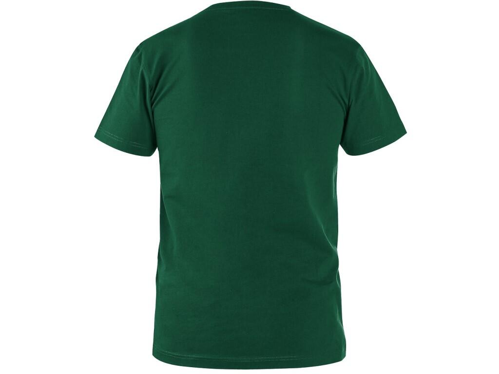 Tričko CXS NOLAN krátký rukáv láhvově zelené