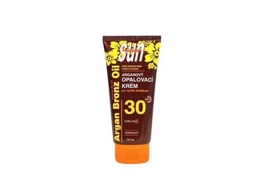 VIVACO SUNVital Arganový opalovací krém OF30 v tubě 100ml