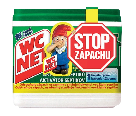 WC NET aktivátor septiků 16x18g