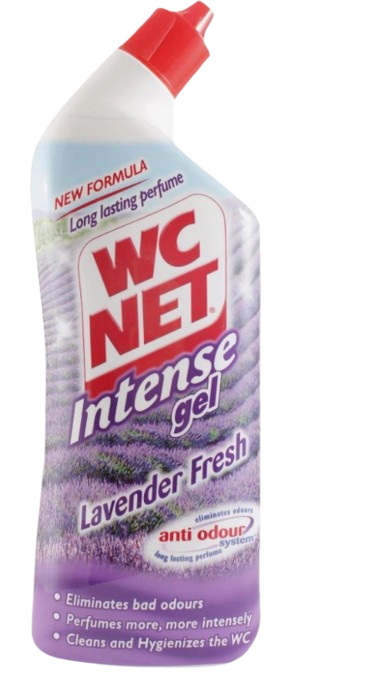 WC NET Intense gel Lavender fresh 750ml, čistič WC