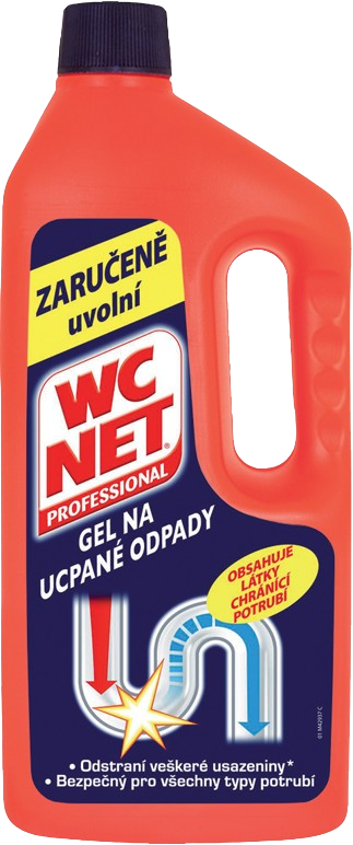 WC NET Professional gelový čistič odpadů 1l