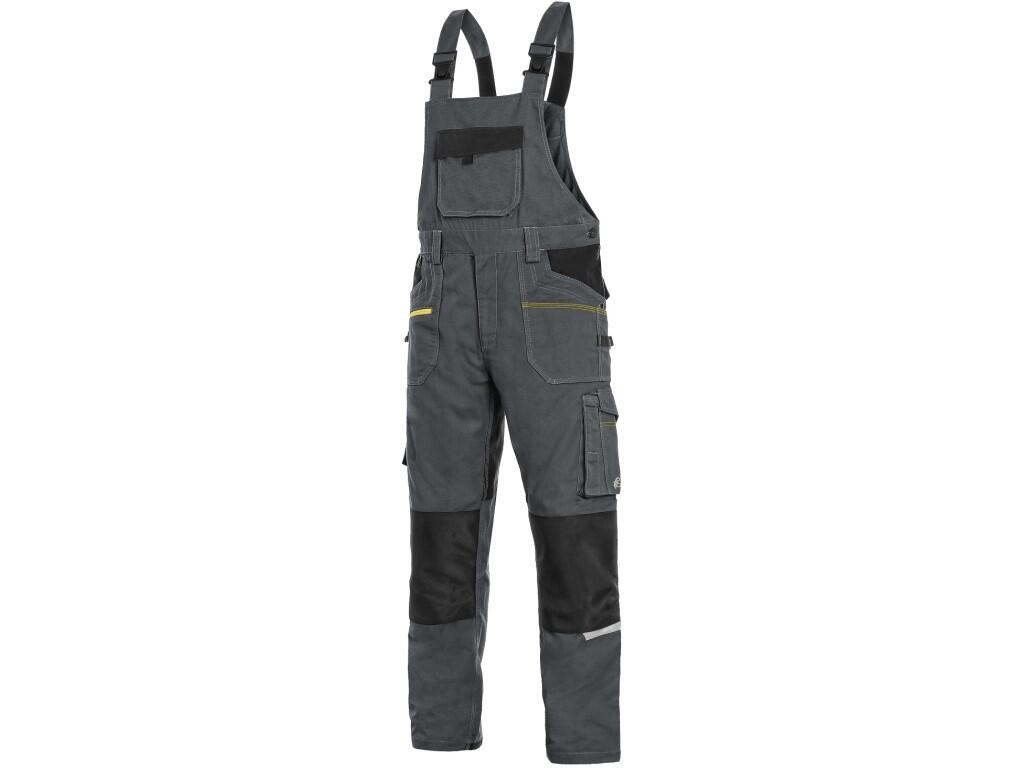 Zahradníky CXS STRETCH 170-176cm pánské tmavě šedo-černé